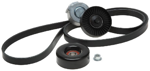Gates Serpentine Belt Drive Component Kit P/N:90K-38113 Fits: Chrysler Grand Voyager 2000, Chrysler Voyager 2000, Dodge Caravan 00-96, Dodge Grand Caravan 00-96, Plymouth Grand Voyager 00-94, Plymouth Voyager 00-93 - Image 1