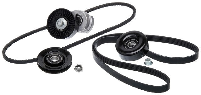 Gates Serpentine Belt Drive Component Kit P/N:90K-38122A Fits: Chrysler Grand Voyager 2000, Chrysler Voyager 2000, Dodge Caravan 00-96, Dodge Grand Caravan 00-96, Plymouth Grand Voyager 00-96, Plymouth Voyager 00-96 - Image 1