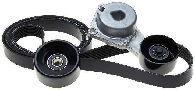 Gates Serpentine Belt Drive Component Kit P/N:90K-38133 Fits: Ford Club Wagon, Ford E-150 Econoline, Ford E-150 Econoline Club Wagon, Ford E-250 Econoline, Ford E-350 Econoline, Ford E-350 Econoline Club Wagon, Ford E-350 Super Duty - Image 1