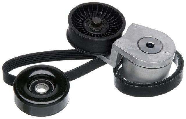 Gates Serpentine Belt Drive Component Kit P/N:90K-38143A Fits: Chevrolet C1500, Chevrolet C2500, Chevrolet C2500 Suburban, Chevrolet C3500, Chevrolet C3500hd, Chevrolet K2500, Chevrolet K2500 Suburban, Chevrolet K3500, Chevrolet R2500 Suburban - Image 1