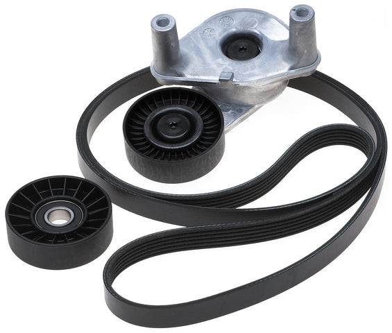 Gates Serpentine Belt Drive Component Kit P/N:90K-38149 Fits: Hyundai Santa Fe 06-01, Hyundai Sonata 00-99, Hyundai Sonata 05-02, Hyundai Tiburon 08-03, Hyundai Tucson 09-05 - Image 1