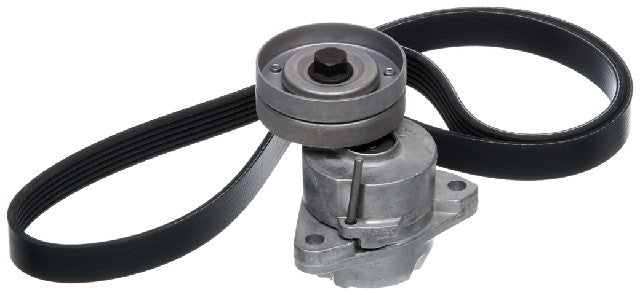 Gates Serpentine Belt Drive Component Kit P/N:90K-38154 Fits: Daewoo Leganza 02-00, Daewoo Nubira 02-00, Suzuki Forenza 08-04, Suzuki Reno 08-05 - Image 1