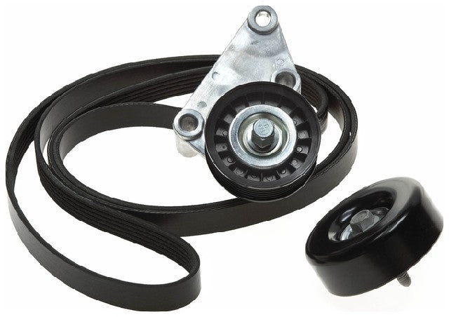 Gates Serpentine Belt Drive Component Kit P/N:90K-38158A Fits: Buick Rainier, Cadillac Escalade, Cadillac Escalade Esv, Cadillac Escalade Ext, Chevrolet Avalanche 1500, Chevrolet Cargo Van, Chevrolet Express 1500, Chevrolet Express 2500 - Image 1