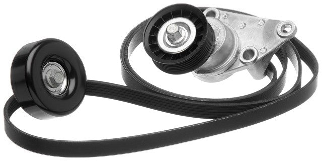 Gates Serpentine Belt Drive Component Kit P/N:90K-38158C Fits: Cadillac Escalade, Cadillac Escalade Esv, Cadillac Escalade Ext, Chevrolet Avalanche 1500, Chevrolet Cargo Van, Chevrolet Express 1500, Chevrolet Express 2500, Chevrolet Express 3500 - Image 1