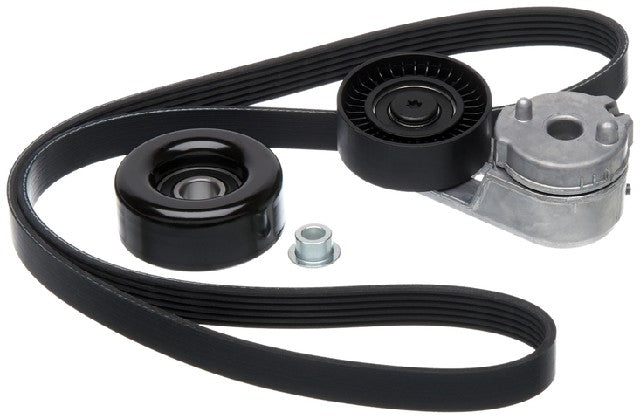 Gates Serpentine Belt Drive Component Kit P/N:90K-38163 Fits: Jeep Grand Cherokee 04-99, Jeep Tj 06-00, Jeep Wrangler 06-00 - Image 1