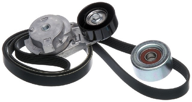 Gates Serpentine Belt Drive Component Kit P/N:90K-38178A Fits: Chevrolet Colorado 12-04, GMC Canyon 12-04, Hummer H3 10-06, Hummer H3t 10-09, Isuzu I-280 2006, Isuzu I-290 08-07, Isuzu I-350 2006, Isuzu I-370 08-07 - Image 1
