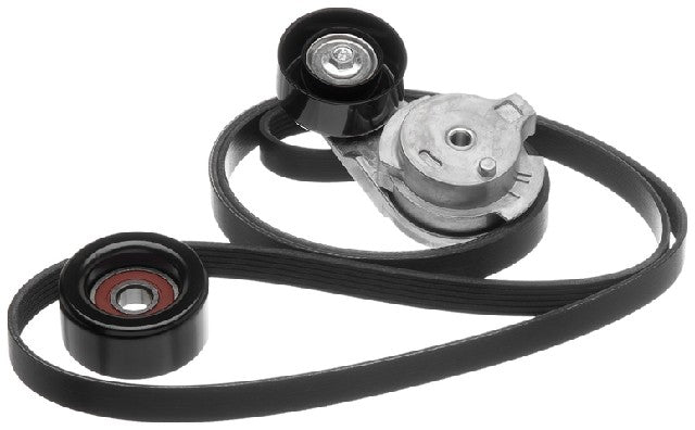 Gates Serpentine Belt Drive Component Kit P/N:90K-38178B Fits: Buick Rainier 06-04, Chevrolet Trailblazer Ext 06-02, GMC Envoy Xl 06-02, GMC Envoy Xuv 05-04, Isuzu Ascender 05-03, Oldsmobile Bravada 04-02, Saab 9-7x 08-05 - Image 1