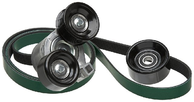 Gates Serpentine Belt Drive Component Kit P/N:90K-38191HD Fits: Ford E-350 Econoline, Ford E-350 Econoline Club Wagon, Ford E-350 Super Duty, Ford E-450 Econoline Super Duty, Ford E-450 Super Duty, Ford Econoline Super Duty, Ford Excursion - Image 1