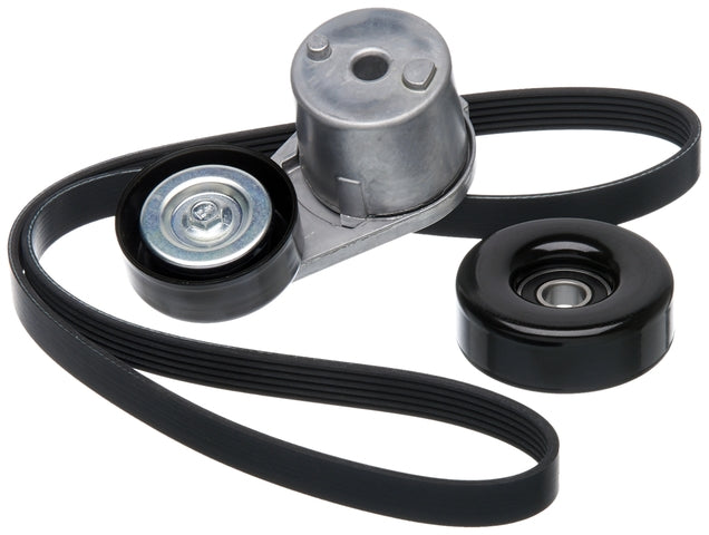 Gates Serpentine Belt Drive Component Kit P/N:90K-38258A Fits: Chevrolet Express 3500 02-01, GMC C3500hd 2002, GMC Savana 3500 02-01 - Image 1