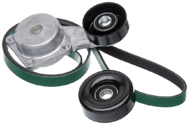 Gates Serpentine Belt Drive Component Kit P/N:90K-38274E Fits: Ford E-150, Ford E-150 Econoline, Ford E-150 Econoline Club Wagon, Ford E-250 Econoline, Ford E-350 Club Wagon, Ford E-350 Econoline Club Wagon, Ford E-350 Super Duty, Ford Econoline - Image 1