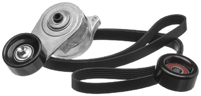 Gates Serpentine Belt Drive Component Kit P/N:90K-38332 Fits: Acura Mdx 13-03, Acura Rl 12-05, Acura Tl 08-04, Acura Zdx 12-10, Honda Accord 10-03, Honda Accord Crosstour 2010, Honda Odyssey 10-05, Honda Pilot 08-05, Honda Ridgeline 11-06 - Image 1