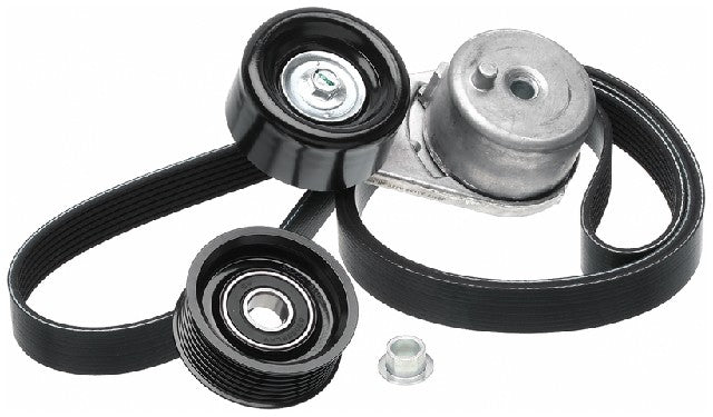 Gates Serpentine Belt Drive Component Kit P/N:90K-38378A Fits: Nissan Frontier, Nissan Nv1500, Nissan Nv2500, Nissan Nv3500, Nissan Pathfinder, Nissan Xterra - Image 1