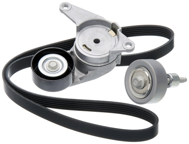 Gates Serpentine Belt Drive Component Kit P/N:90K-38397 Fits: Cadillac Srx, Chevrolet Captiva Sport, Chevrolet Equinox, Chevrolet Impala, Chevrolet Impala Limited, GMC Terrain, Saab 9-4x - Image 1