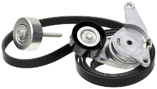 Gates Serpentine Belt Drive Component Kit P/N:90K-38397A Fits: Buick Allure, Buick Enclave, Buick Lacrosse, Buick Rendezvous, Chevrolet Equinox, Chevrolet Traverse, GMC Acadia, GMC Acadia Limited, Pontiac Torrent, Saturn Vue - Image 1