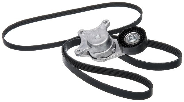 Gates Serpentine Belt Drive Component Kit P/N:90K-38485 Fits: Ford Edge 11-07, Ford Explorer 2011, Ford Fusion 12-10, Lincoln Mkx 10-07, Lincoln Mkz 12-07, Mazda 6 13-09, Mazda Cx-9 15-07 - Image 1
