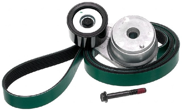 Gates Serpentine Belt Drive Component Kit P/N:90K-38504HD Fits: Freightliner Mt35 01-97 - Image 1