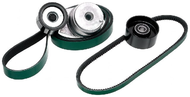Gates Serpentine Belt Drive Component Kit P/N:90K-38511HD Fits: Freightliner Fl50 03-95, Freightliner Fl60 03-95, Freightliner Fl70 04-95, Freightliner Fl80 05-95 - Image 1