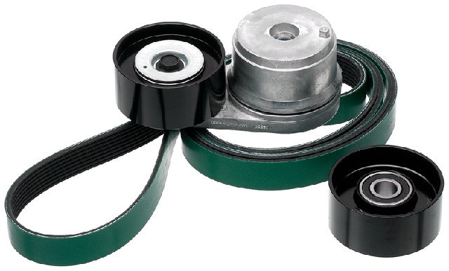 Gates Serpentine Belt Drive Component Kit P/N:90K-38556HDC Fits: International 4100, International 4100 Sba, International 4200, International 4200lp, International 4300, International 4300lp, International 4400, International Rxt - Image 1
