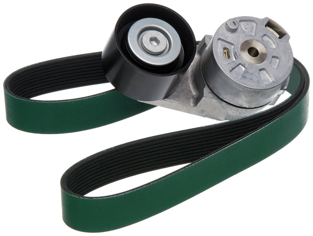 Gates Serpentine Belt Drive Component Kit P/N:90K-38569HDC Fits: Freightliner Cascadia 17-12, Peterbilt 365 2012, Peterbilt 579 17-14 - Image 1