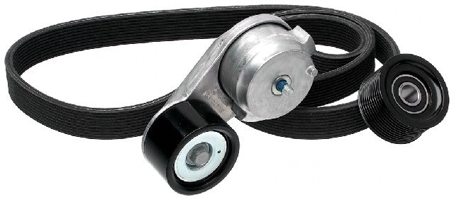 Gates Serpentine Belt Drive Component Kit P/N:90K-38726HD Fits: Mack Leu 2016, Mack Lr600 2016, Mack Mru 16-15 - Image 1