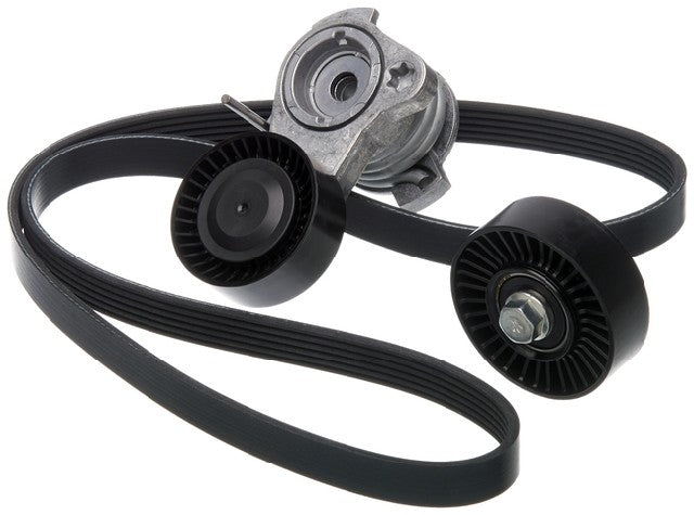 Gates Serpentine Belt Drive Component Kit P/N:90K-39112 Fits: BMW 128i, BMW 323i, BMW 325i, BMW 325xi, BMW 328i, BMW 328i Xdrive, BMW 328xi, BMW 330i, BMW 525i, BMW 525xi, BMW 528i, BMW 528i Xdrive, BMW 528xi, BMW 530i, BMW 530xi, BMW X3, BMW X5 - Image 1