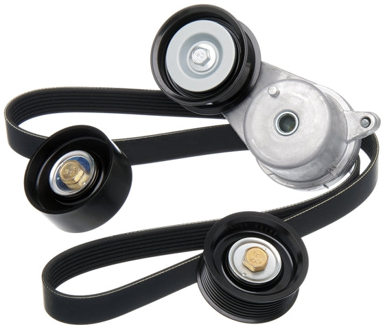 Gates Serpentine Belt Drive Component Kit P/N:90K-39129A Fits: Infiniti Ex35 12-08, Infiniti Fx35 12-09, Infiniti G35 08-07, Infiniti M35 10-09, Nissan 350z 09-07 - Image 1