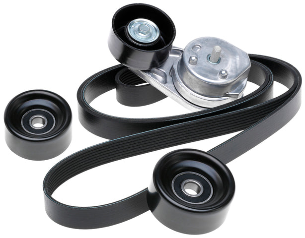 Gates Serpentine Belt Drive Component Kit P/N:90K-39153 Fits: Ford F-250 Super Duty 16-12, Ford F-350 Super Duty 16-12, Ford F-450 Super Duty 16-12, Ford F-550 Super Duty 16-12 - Image 1