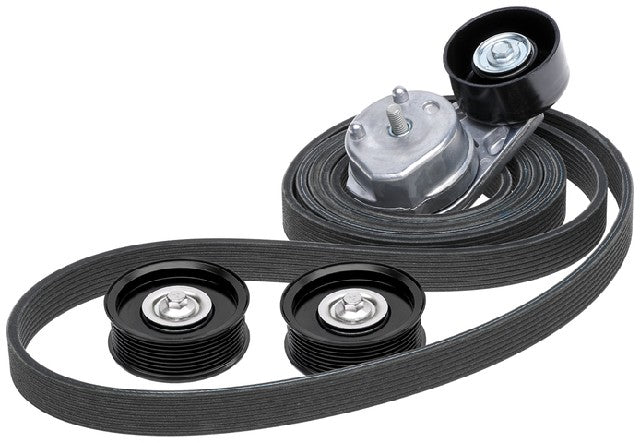 Gates Serpentine Belt Drive Component Kit P/N:90K-39153A Fits: Ford F-250 Super Duty 16-11, Ford F-350 Super Duty 16-11, Ford F-450 Super Duty 16-12, Ford F-550 Super Duty 16-12 - Image 1