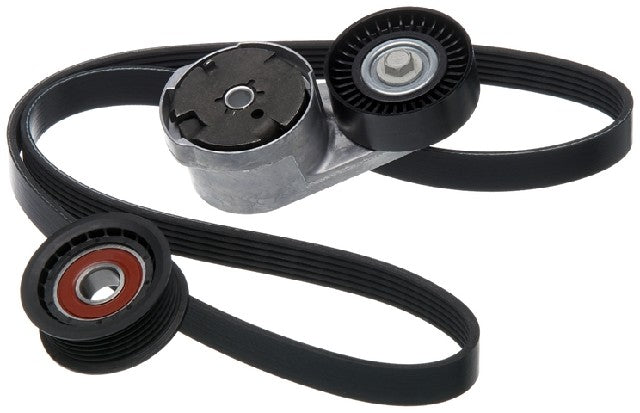 Gates Serpentine Belt Drive Component Kit P/N:90K-39282 Fits: Chrysler 300 23-14, Dodge Challenger 21-15, Dodge Charger 21-14, Ram 1500 18-14, Ram 1500 21-20, Ram 1500 Classic 21-19 - Image 1