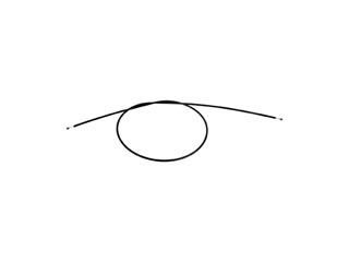 Dorman - OE Solutions Cable de Liberación de Cofre P/N:912-049 Fits: Volvo 850 97-93 - Image 1