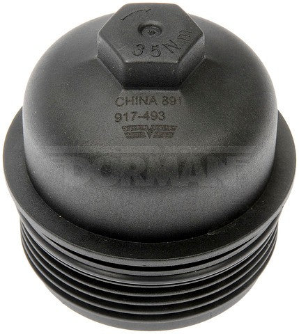 Dorman - OE Solutions Cubierta de Filtro de Aceite de Motor P/N:917-493 Fits: Hyundai Azera 17-12, Hyundai Santa Fe 18-10, Hyundai Santa Fe Xl 19-13, Kia Cadenza 16-14, Kia Sedona 18-15, Kia Sorento 18-11 - Image 1