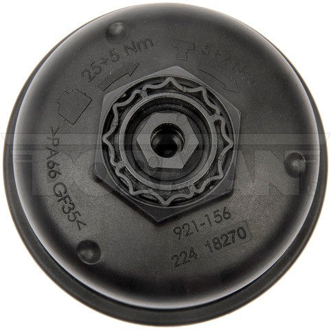 Dorman - OE Solutions Cubierta de Filtro de Aceite de Motor P/N:921-156 Fits: Audi A3, Audi Q3 Quattro, Volkswagen Beetle, Volkswagen Caddy, Volkswagen Crafter, Volkswagen Crafter Van, Volkswagen Golf, Volkswagen Golf Sportwagen, Volkswagen Jetta - Image 2