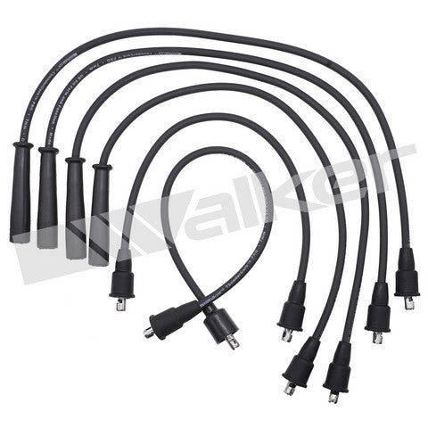 Walker Products Spark Plug Wire Set P/N:924-1055 Fits: Asuna Sunrunner 93-92, Chevrolet Tracker 1991, Geo Tracker 95-91, GMC Tracker 1991, Pontiac Sunrunner 97-94, Suzuki Sidekick 95-89 - Image 1