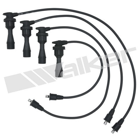 Walker Products Spark Plug Wire Set P/N:924-1148 Fits: Dodge Colt, Eagle 2000 Gtx, Eagle Summit, Eagle Talon, Hyundai Elantra, Hyundai Sonata, Mitsubishi Eclipse, Mitsubishi Galant, Mitsubishi Mirage, Plymouth Colt, Plymouth Laser - Image 1