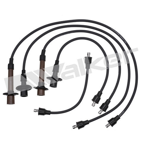 Walker Products Spark Plug Wire Set P/N:924-1172 Fits: Porsche 912 1976, Porsche 914 76-70, Volkswagen 411 72-71, Volkswagen 412 74-73, Volkswagen Campmobile 74-72, Volkswagen Transporter 79-72, Volkswagen Vanagon 83-80 - Image 1