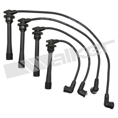 Walker Products Spark Plug Wire Set P/N:924-2045 Fits: Hyundai Elantra 12-96, Hyundai Tiburon 01-97, Hyundai Tiburon 08-03, Hyundai Tucson 09-05, Kia Soul 11-10, Kia Spectra 09-04, Kia Spectra5 09-05, Kia Sportage 10-05 - Image 1