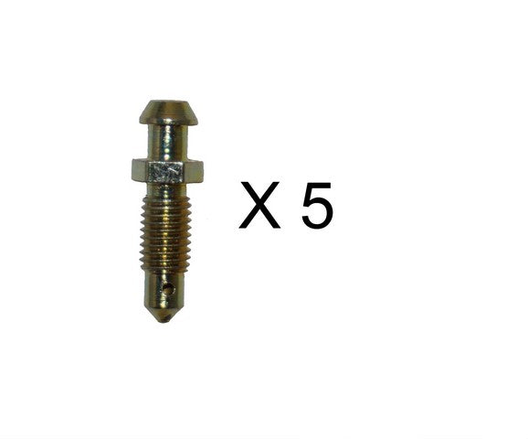 Better Brake Parts Brake Bleeder Screw P/N:9417K Fits: Volvo 164 71-69, Volvo 240 93-90, Volvo 242 84-75, Volvo 244 89-75, Volvo 245 89-75, Volvo 262 1976, Volvo 262 81-78, Volvo 264 79-76, Volvo 265 79-76, Volvo Dl 1984, Volvo Gle 1984 - Image 1