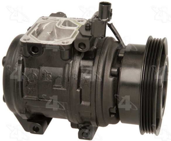 Four Seasons A/C Compressor P/N:97370 Fits: Hyundai Tucson 07-05, Hyundai Tucson 2009, Kia Spectra 06-04, Kia Spectra5 06-05, Kia Sportage 08-05 - Image 1