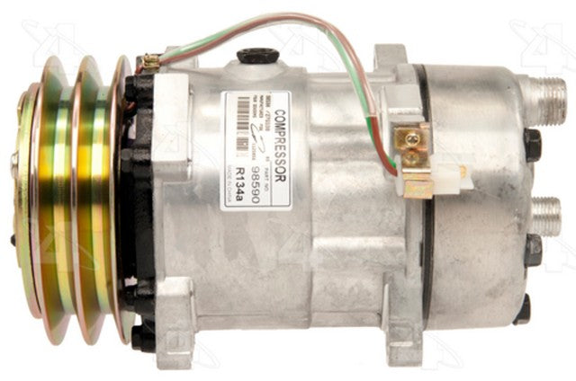 Four Seasons A/C Compressor P/N:98590 Fits: Volkswagen Corrado 92-90, Volkswagen Golf 92-90, Volkswagen Jetta 92-91, Volkswagen Passat 92-90 - Image 3