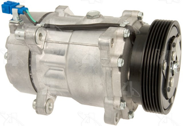 Four Seasons A/C Compressor P/N:98591 Fits: Volkswagen Cabrio 02-95, Volkswagen Golf 99-93, Volkswagen Jetta 99-93, Volkswagen Passat 1993, Volkswagen Passat 97-95 - Image 1