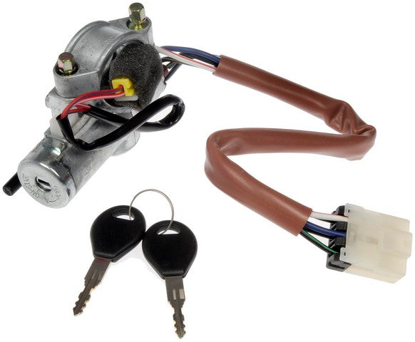 Dorman - OE Solutions Cilindro de Cerradura de Ignición P/N:989-041 Fits: Nissan D21 94-86, Nissan Pathfinder 95-87, Nissan Pickup 96-95 - Image 1