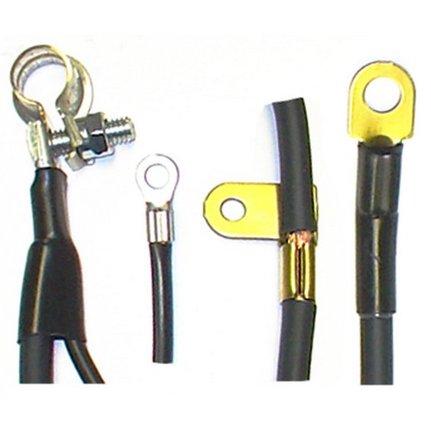 Standard Ignition Battery Cable P/N:A40-4CLT Fits: Ford Bronco 91-90, Ford F-150 91-90, Ford F-250 94-90, Ford F-350 94-90, Ford F-53 Motorhome Chassis 94-90, Ford F-super Duty 94-90, Ford Probe 92-89 - Image 2
