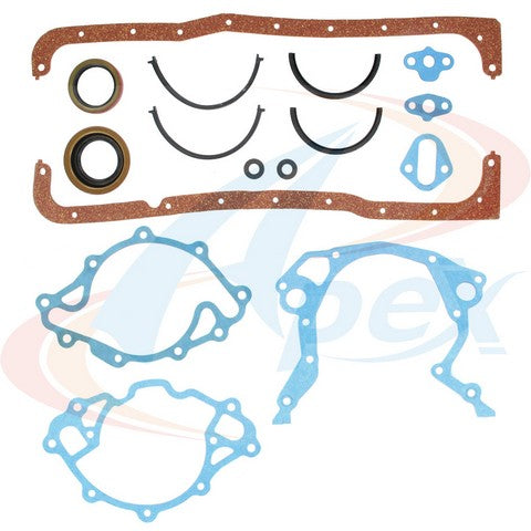 APEX Automobile Parts Inc Engine Conversion Gasket Set P/N:ACS4085 Fits: Ford Bronco, Ford Country Sedan, Ford Country Squire, Ford Custom, Ford Custom 500, Ford E-100 Econoline, Ford E-100 Econoline Club Wagon, Ford E-150 Econoline - Image 1