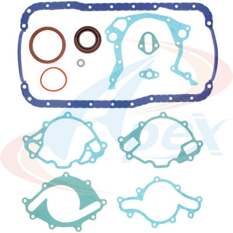 APEX Automobile Parts Inc Engine Conversion Gasket Set P/N:ACS4107 Fits: Ford Bronco, Ford Country Squire, Ford E-150 Econoline, Ford E-150 Econoline Club Wagon, Ford Explorer, Ford F-150, Ford F-250, Ford Ltd, Ford Ltd Crown Victoria, Ford Mustang - Image 1