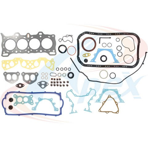 APEX Automobile Parts Inc Engine Gasket Set P/N:AFS1000 Fits: Honda Civic 87-84, Honda Wagovan 1984, Honda Wagovan 87-86 - Image 1