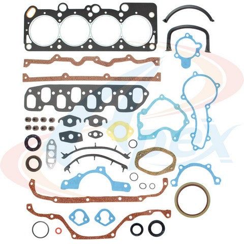 APEX Automobile Parts Inc Engine Gasket Set P/N:AFS11002 Fits: Chrysler Laser, Chrysler Lebaron, Chrysler New Yorker, Chrysler TOWN &amp; COUNTRY, Dodge 600, Dodge Aries, Dodge Daytona, Dodge Grand Caravan, Dodge Lancer, Plymouth Caravelle - Image 1