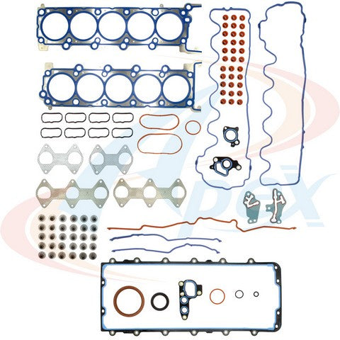 APEX Automobile Parts Inc Engine Gasket Set P/N:AFS11023 Fits: Ford F-250 Super Duty 10-05, Ford F-350 Super Duty 10-05, Ford F-450 Super Duty 13-05, Ford F-53 Motorhome Chassis 09-06, Ford F-53 Motorhome Chassis 16-11, Ford F-550 Super Duty 13-05 - Image 1