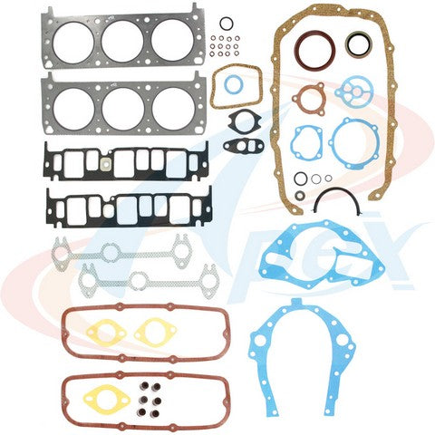 APEX Automobile Parts Inc Engine Gasket Set P/N:AFS15000 Fits: Buick Century, Buick Skylark, Chevrolet Celebrity, Chevrolet Citation Ii, Chevrolet S10, Chevrolet S10 Blazer, GMC S15, GMC S15 Jimmy, Jeep Cherokee, Jeep Comanche - Image 1