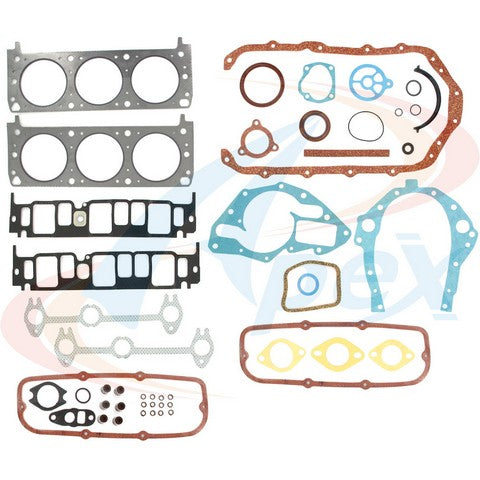 APEX Automobile Parts Inc Engine Gasket Set P/N:AFS15001 Fits: Buick Skylark, Chevrolet Camaro, Chevrolet Celebrity, Chevrolet Citation, Chevrolet Citation Ii, Chevrolet S10, Chevrolet S10 Blazer, GMC S15, GMC S15 Jimmy, Jeep Cherokee - Image 1