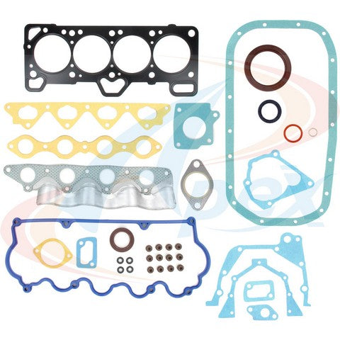 APEX Automobile Parts Inc Engine Gasket Set P/N:AFS2029 Fits: Hyundai Accent 99-95, Hyundai Scoupe 95-93 - Image 1